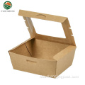 Food Grade Brown Kraft Bento Box Recyclable Bowls